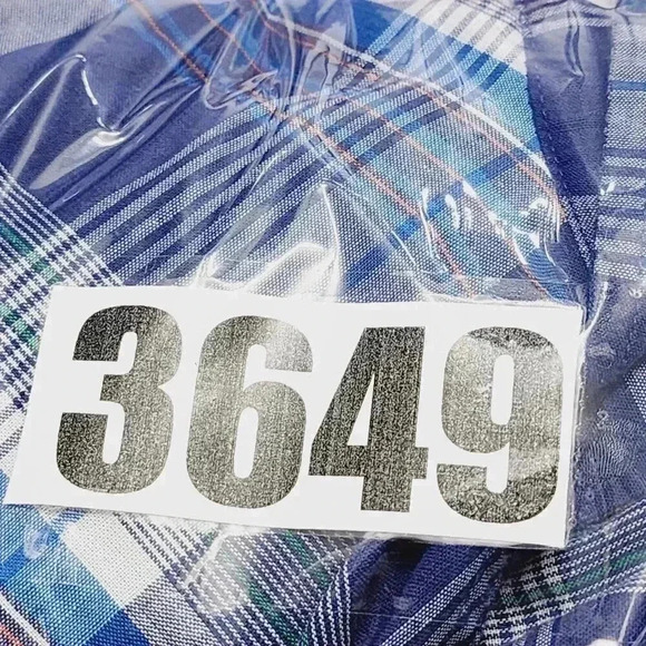 Wrangler Pearl Snap Red Button down Long sleeve Plaid Shirt Men'sXLT - Picture 7 of 7